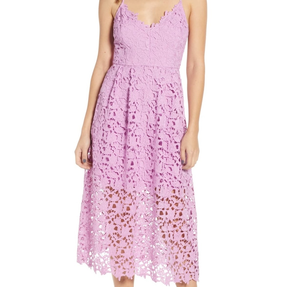 Astr the label Lace Midi Dress